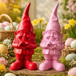 Paas Kabouter Roze/Rood