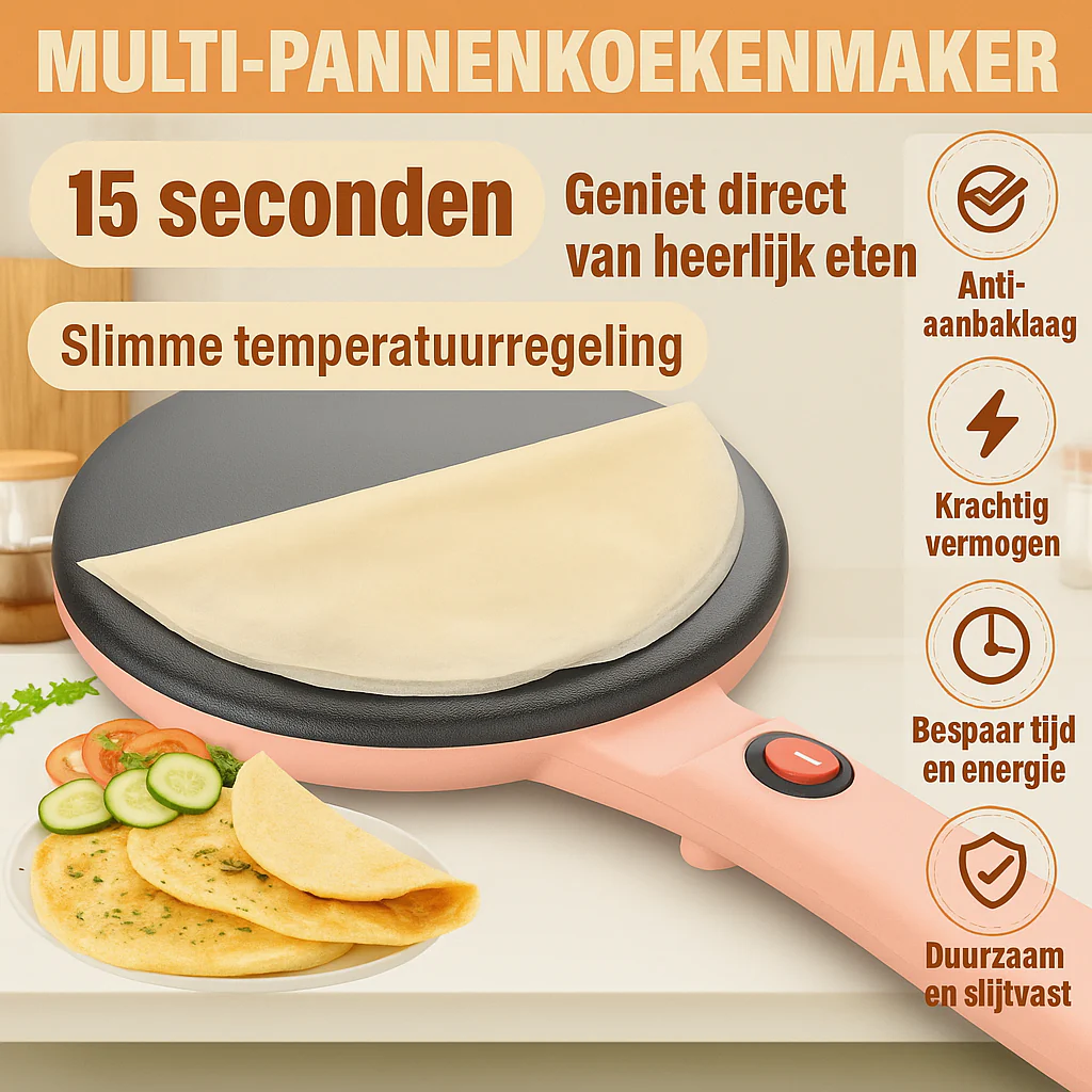 PancakePro™ | Perfecte Pannenkoeken in Één Stap
