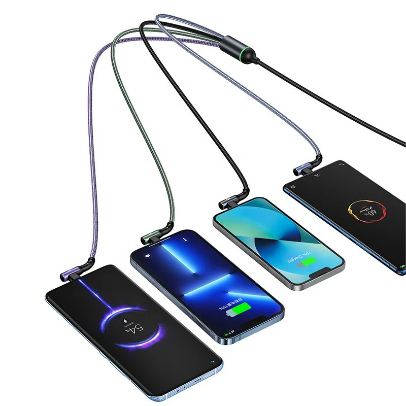 Multifunctionele Kabel - 4 in 1 - Compact en Duurzaam - Afbeelding 2