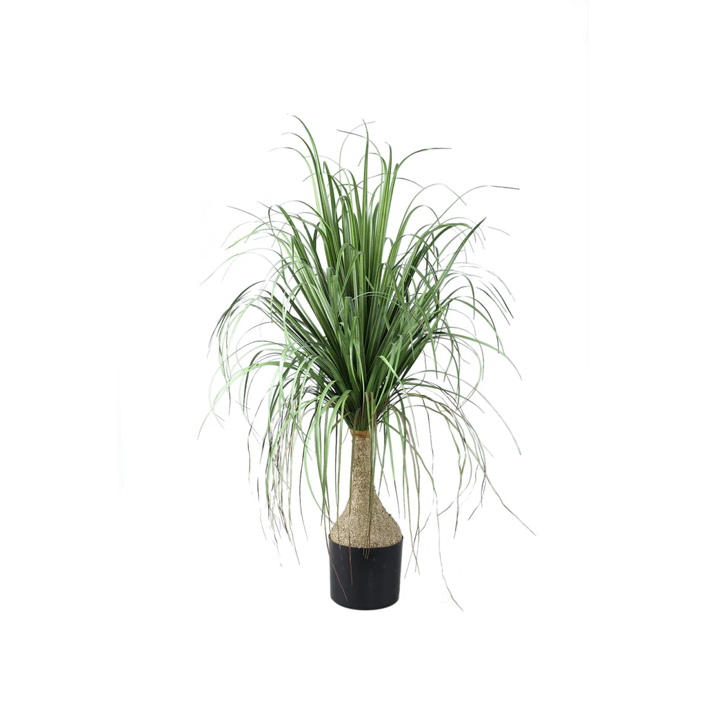 Kunst Onion Grass 98 cm – PTMD – Kunstplant op Kokos Stam - Afbeelding 4