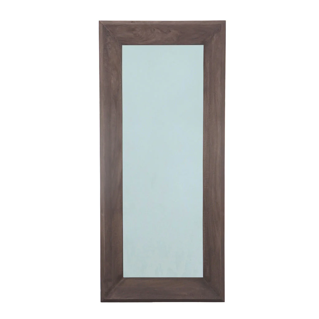 Nicka Brown Mango Wood Rectangle Mirror S 70,5x13,5x160cm PTMD - Afbeelding 6