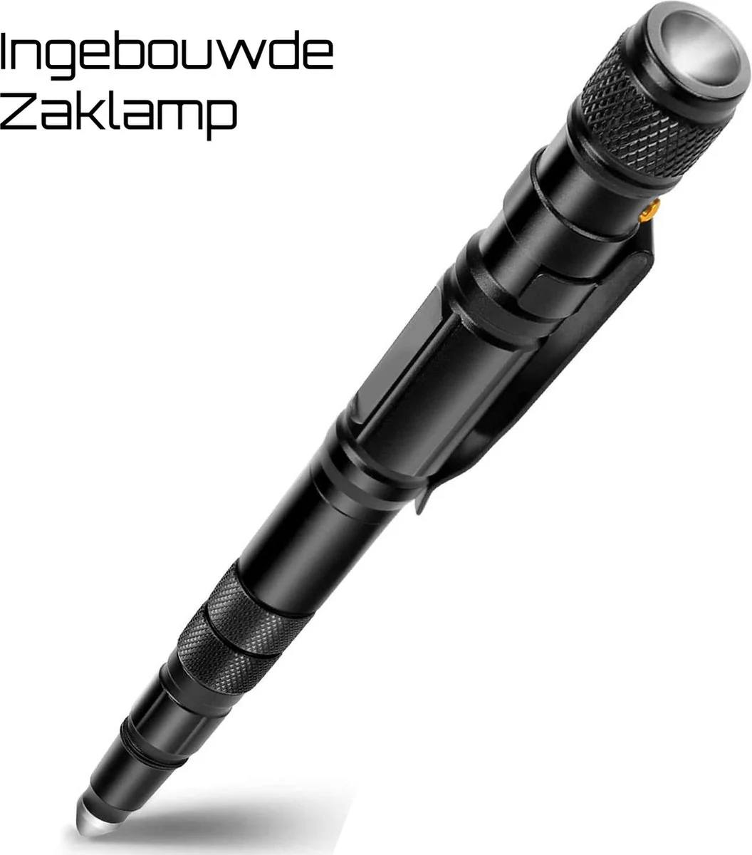 Multipen - 12-in-1 Heavy Duty Multitool – Tactische Pen met Zaklamp - Afbeelding 8