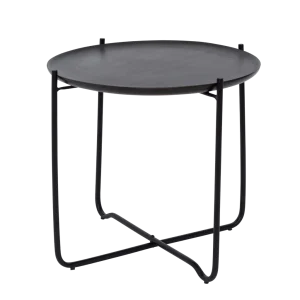 Coffee table with serving tray Fez, Shizu Black Small