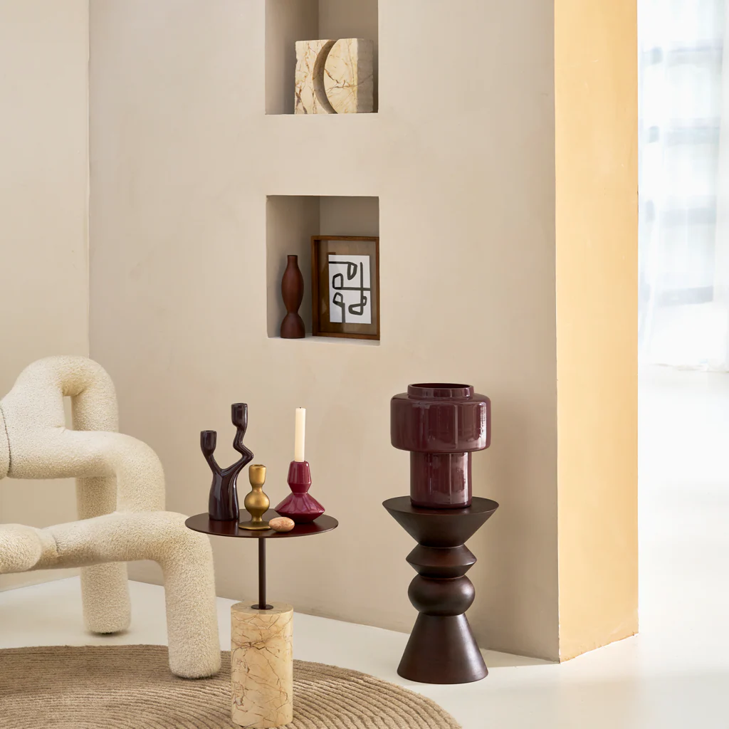 Side table Luova, walnut - Afbeelding 3