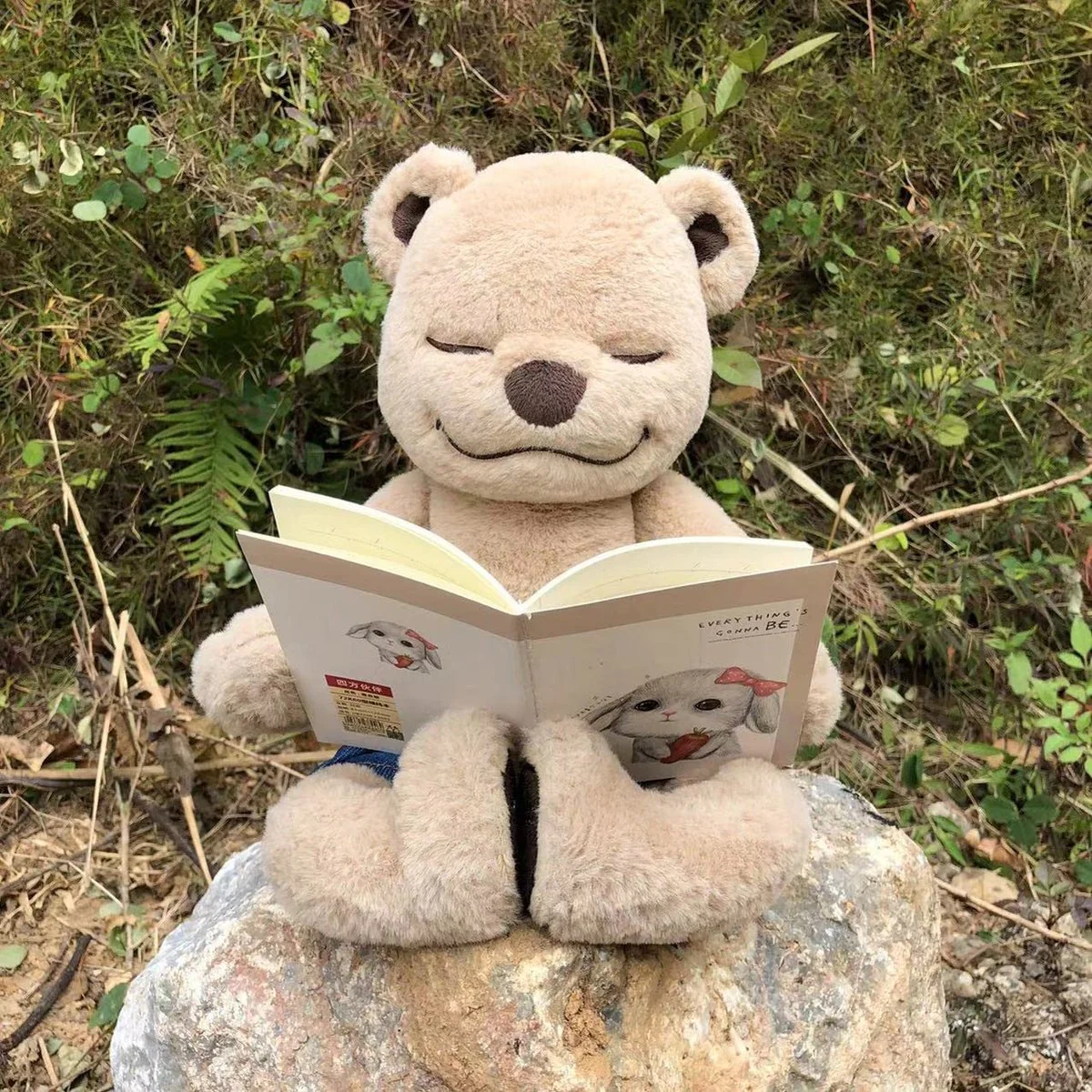 Yoga beer - meditatie en mindfulness - knuffel - Afbeelding 3