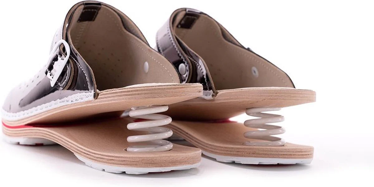 Stijlvolle Dames Klompen - Geschikt als Werkschoenen & Mooi Design – Instap - Geveerd - Afbeelding 7