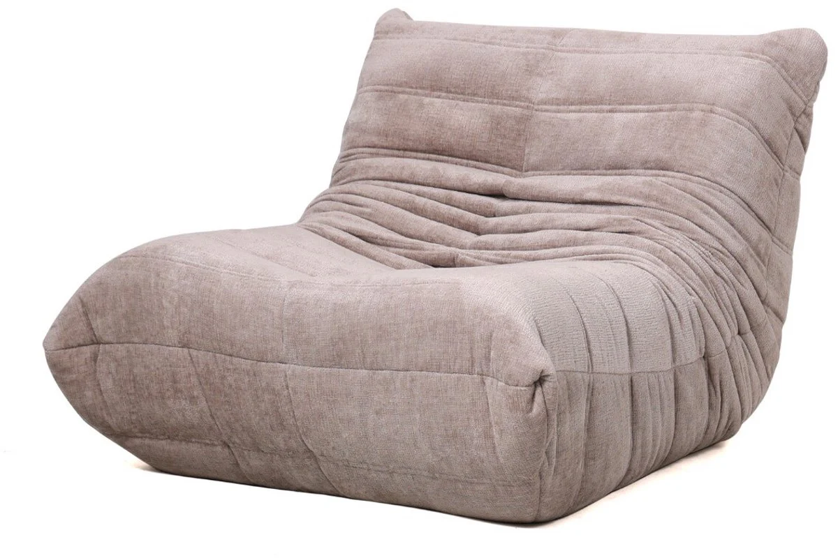 Lounge Fauteuil Beige – Fauteuil Romy Compressed Stof - Afbeelding 3