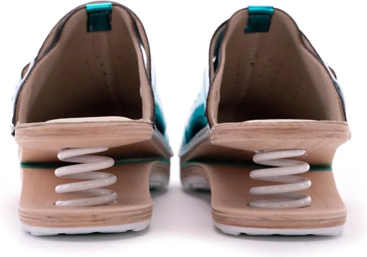 Stijlvolle Dames Klompen - Geschikt als Werkschoenen & Mooi Design – Instap - Geveerd - Afbeelding 9