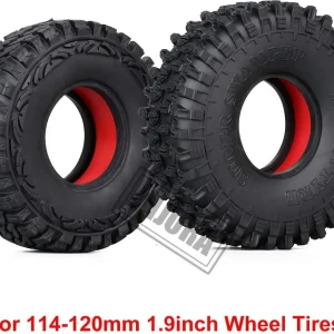 RC Tyre Foam 4 delige Dual Stage Soft Rubber