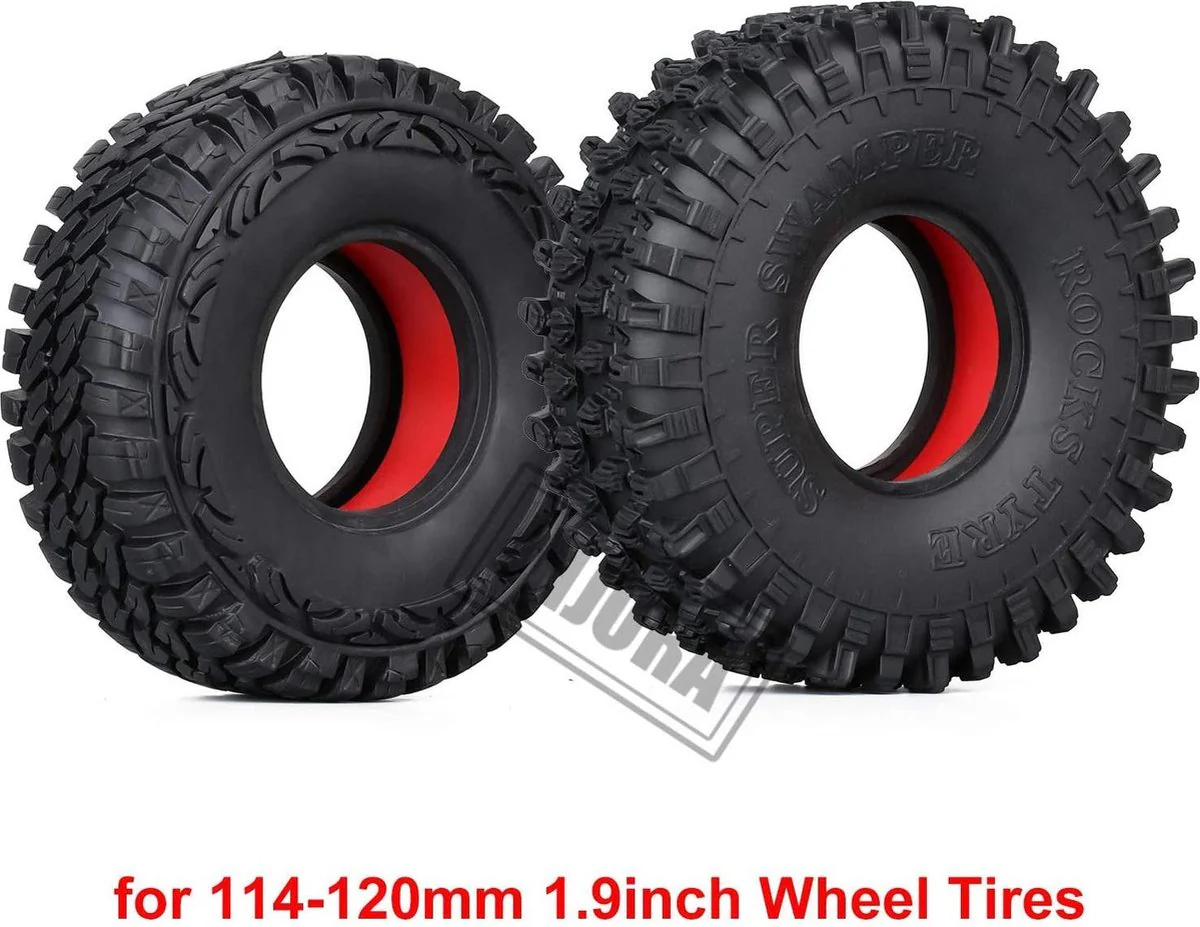 RC Tyre Foam 4 delige Dual Stage Soft Rubber