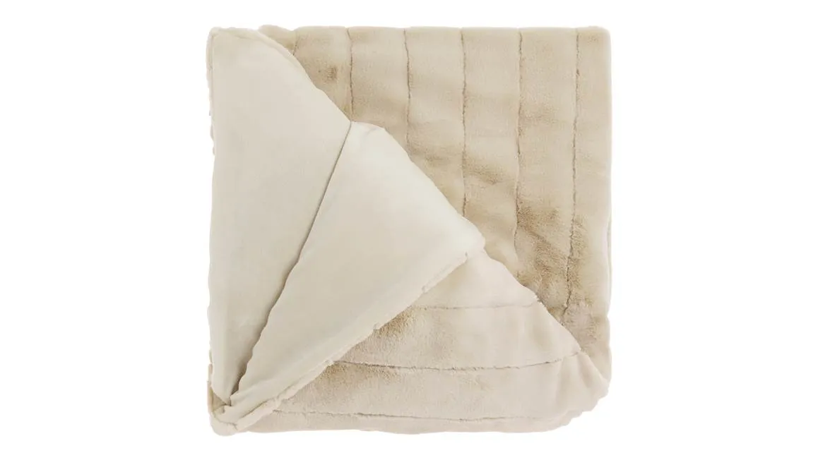 Plaid Juan Taupe -150x200cm - Afbeelding 4