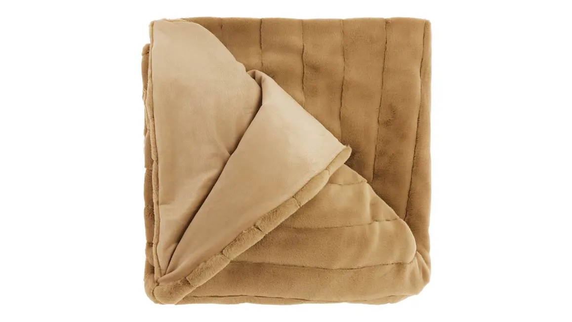 Plaid Juan Taupe -150x200cm - Afbeelding 5