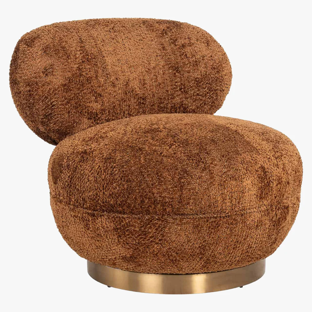 Richmond Interiors Jace Fauteuil - Lovely Cinnamon
