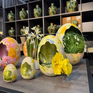 Paasdecoratie Set “Flora Verde -Eieren (4 Maten)