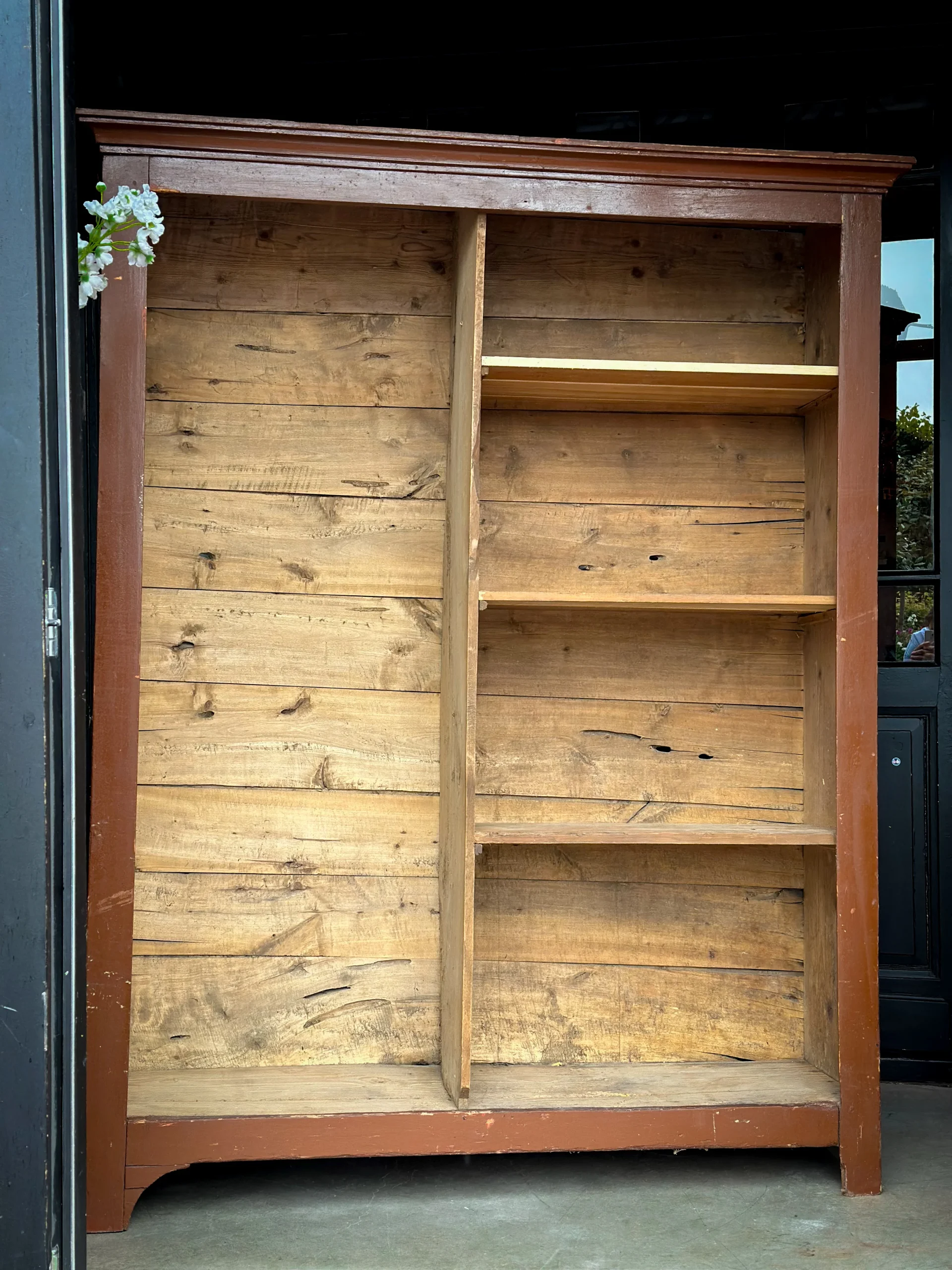 Oude vintage vakkenkast - Afbeelding 5