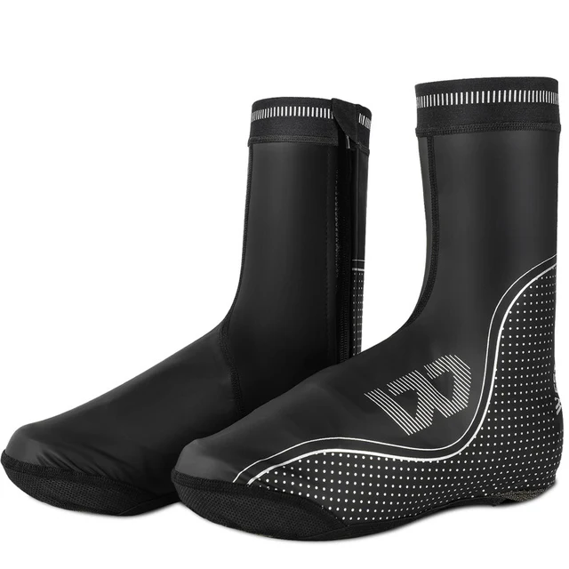 Fietsschoenovertrek Zwart - Reflecterend & Winddicht & Waterdicht - Ideaal voor Fietsers - Afbeelding 2