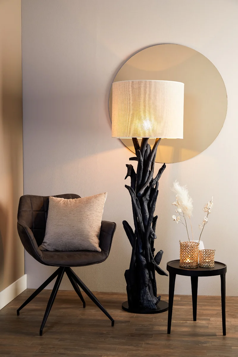 Light & Living Lampenkap Breska Parel Wit - Afbeelding 3