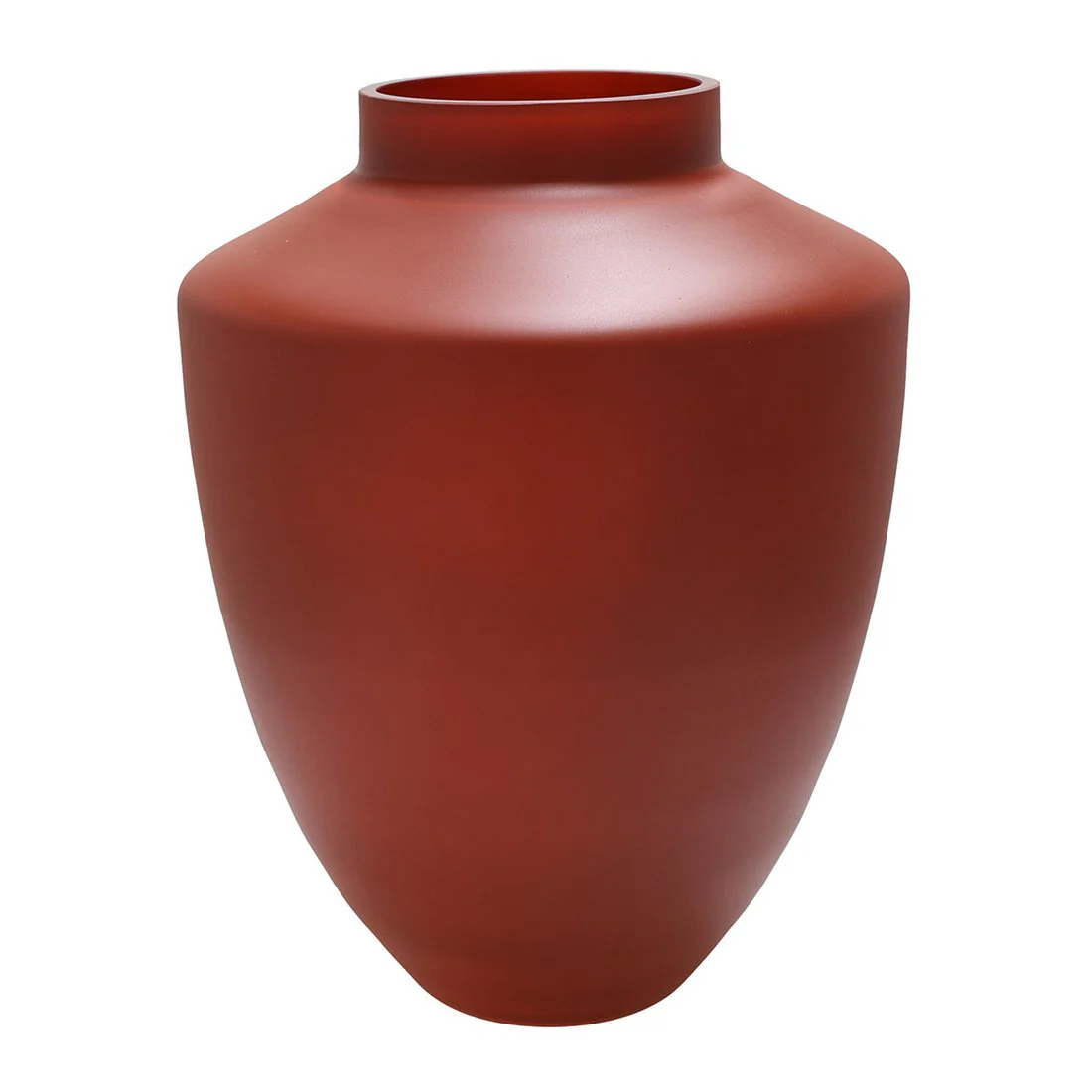 Tugela Rusty vaas – Mondgeblazen designvaas in roestkleur - Afbeelding 4