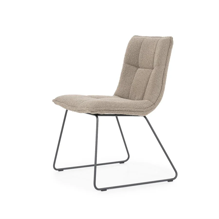 Eetkamerstoel Sella | Bruin Stof - Afbeelding 4