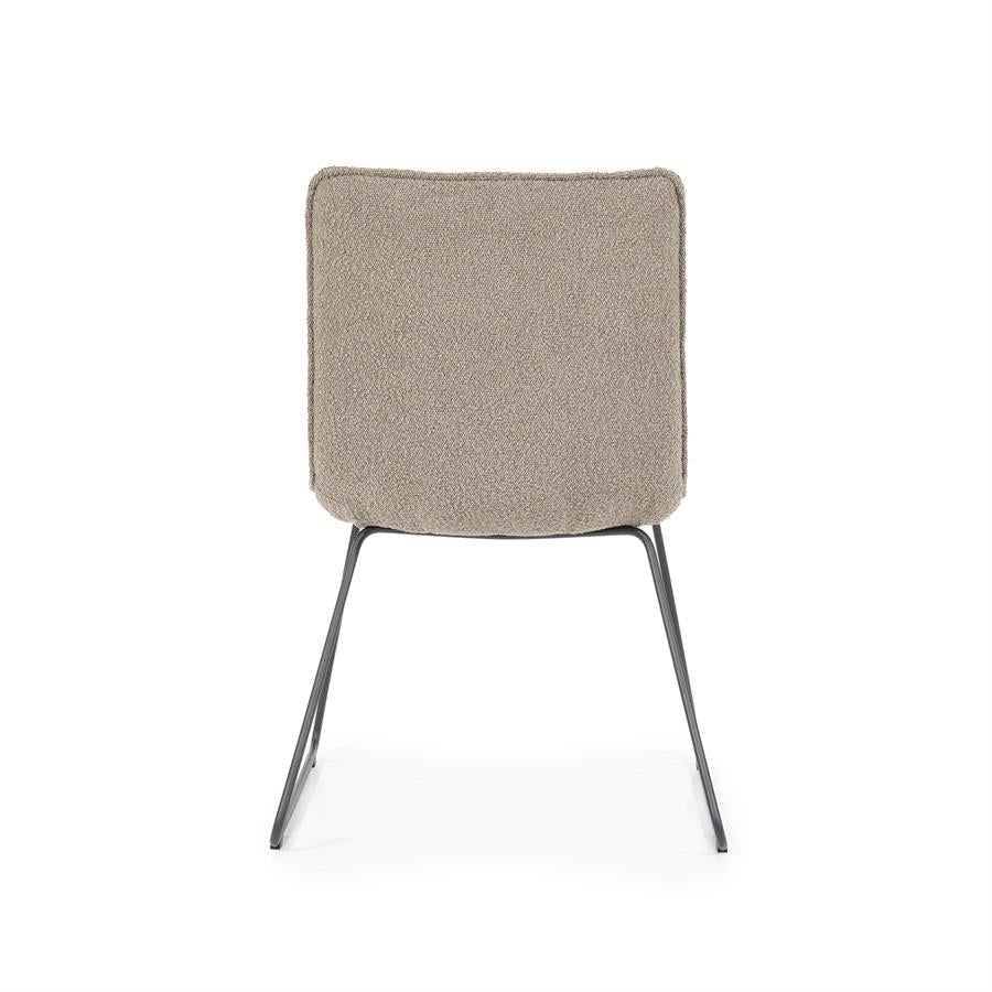 Eetkamerstoel Sella | Bruin Stof - Afbeelding 8