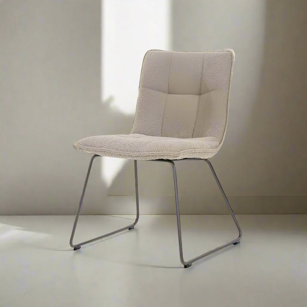 Eetkamerstoel Sella | Bruin Stof - Afbeelding 2