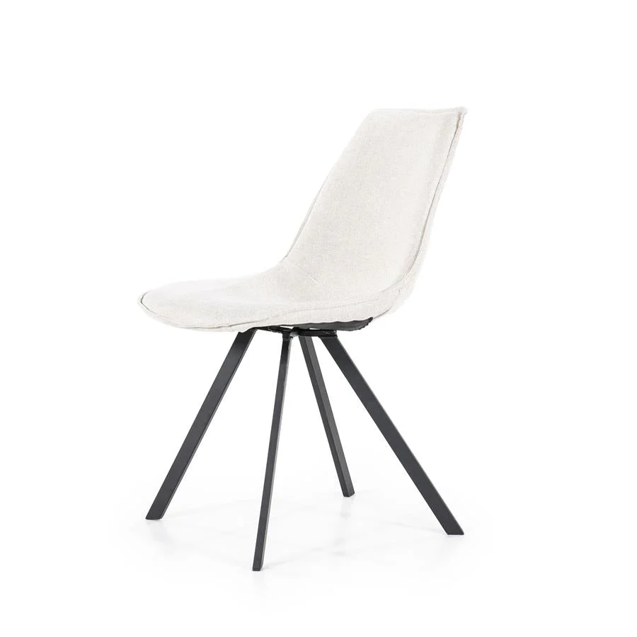 Eetkamerstoel Boy | Beige Stof - Afbeelding 4