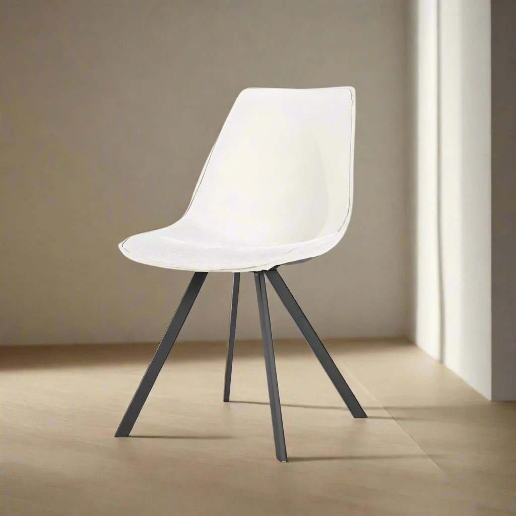 Eetkamerstoel Boy | Beige Stof - Afbeelding 2