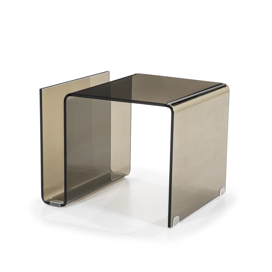 Bijzettafel Shadow | Bruin Glas - Afbeelding 4