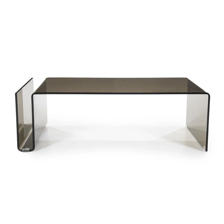 Salontafel Shadow | Bruin Glas - Afbeelding 3