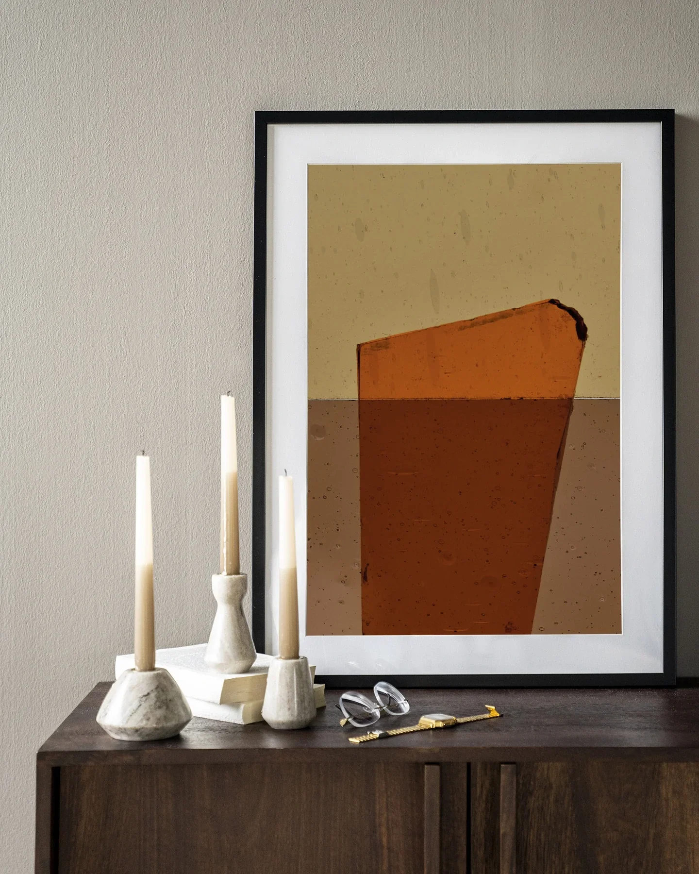 Geen soort van oranje - Moderne Wanddecoratie | Artprint, Glass Art & Wandkleed - Afbeelding 3