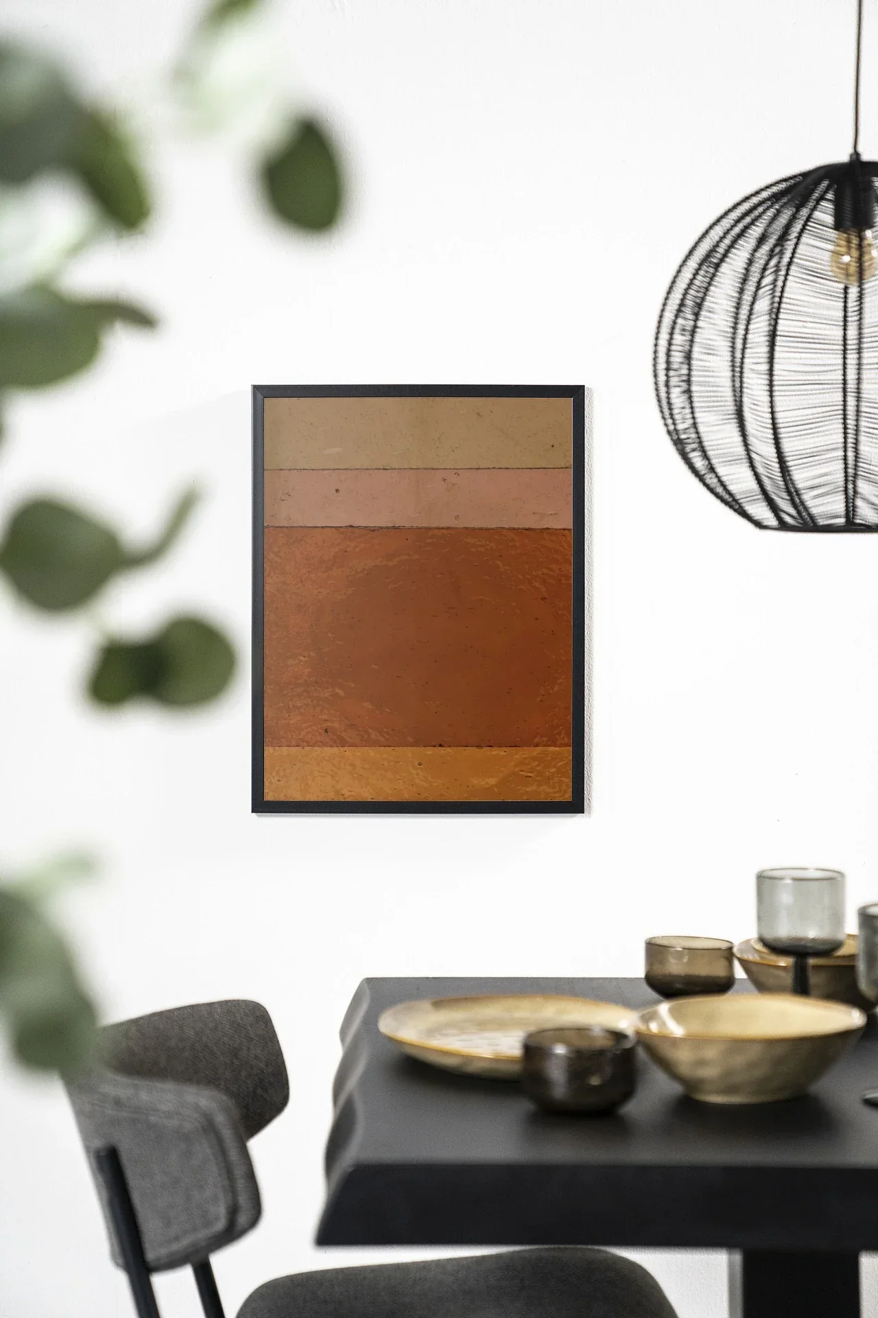 Geen bruin roze achtig - Moderne Wanddecoratie | Artprint, Glass Art & Wandkleed - Afbeelding 3