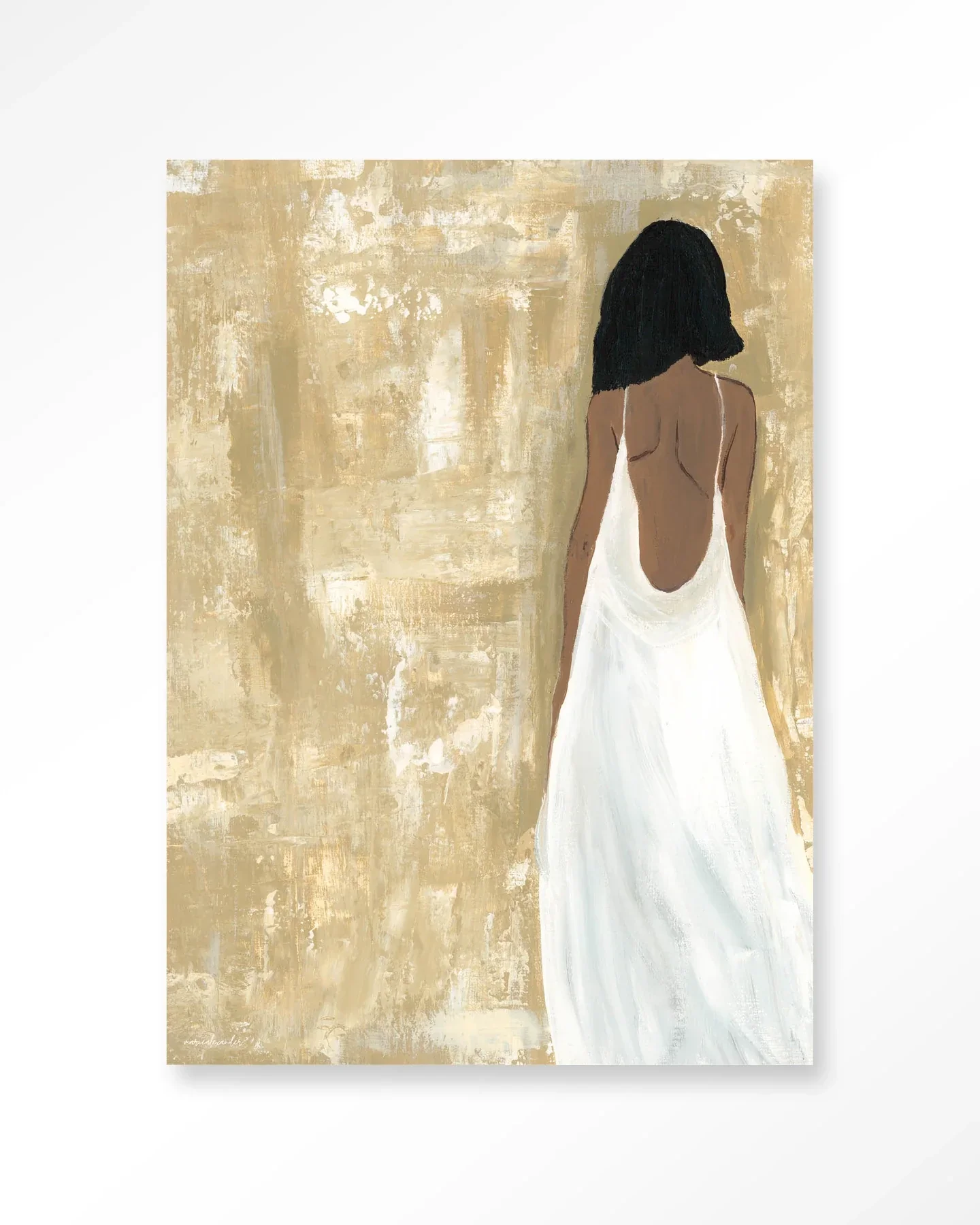 She opened her heart - Moderne Wanddecoratie | Artprint, Glass Art & Wandkleed - Afbeelding 2