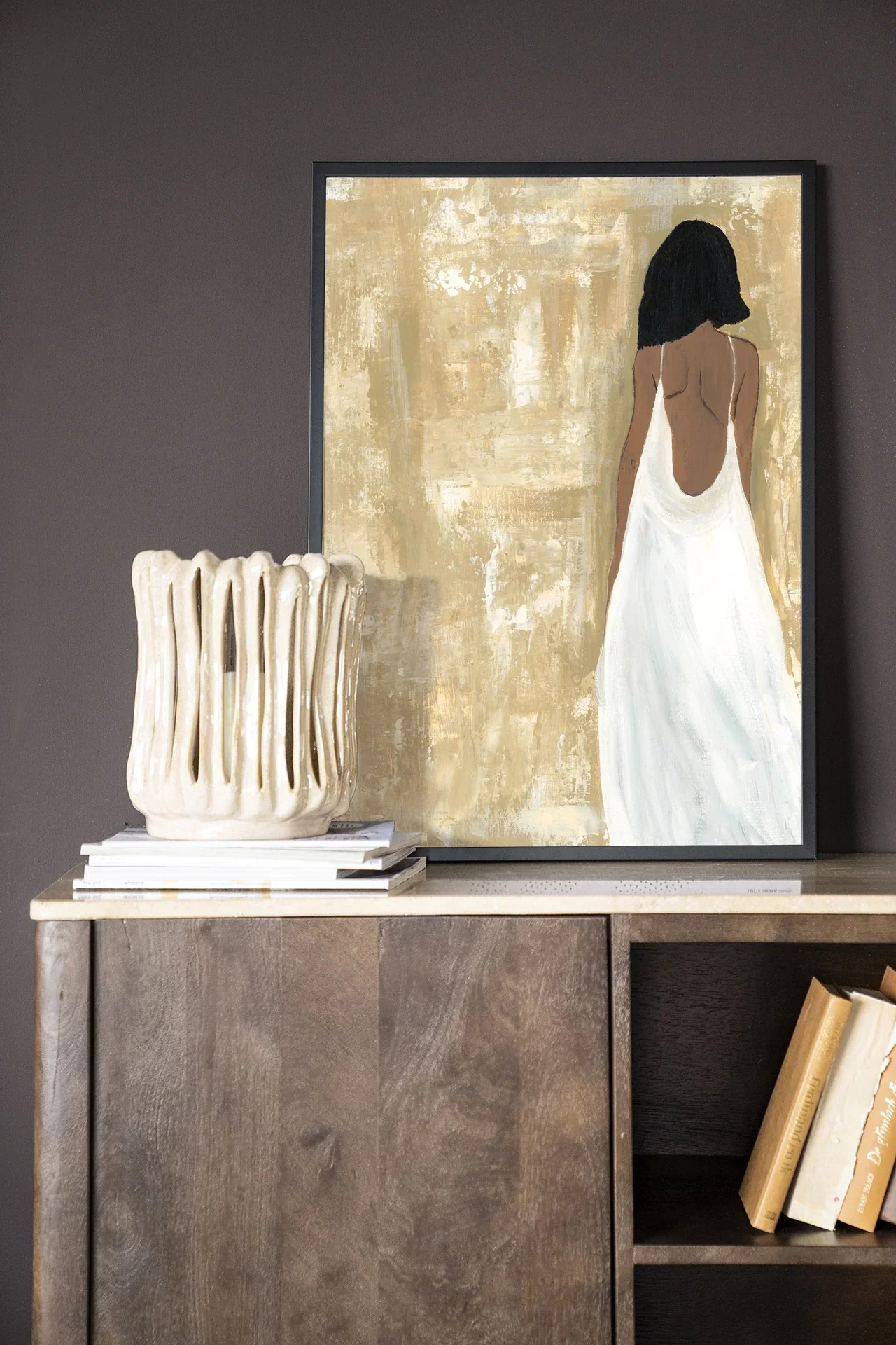 She opened her heart - Moderne Wanddecoratie | Artprint, Glass Art & Wandkleed - Afbeelding 3