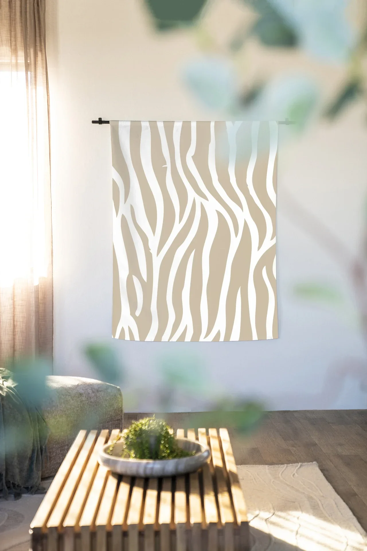 Savanna Beige - Moderne Wanddecoratie | Artprint, Glass Art & Wandkleed - Afbeelding 9