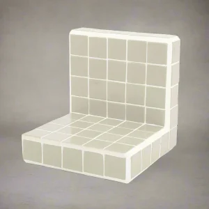 Wand decoratie Evi | Taupe Aardewerk