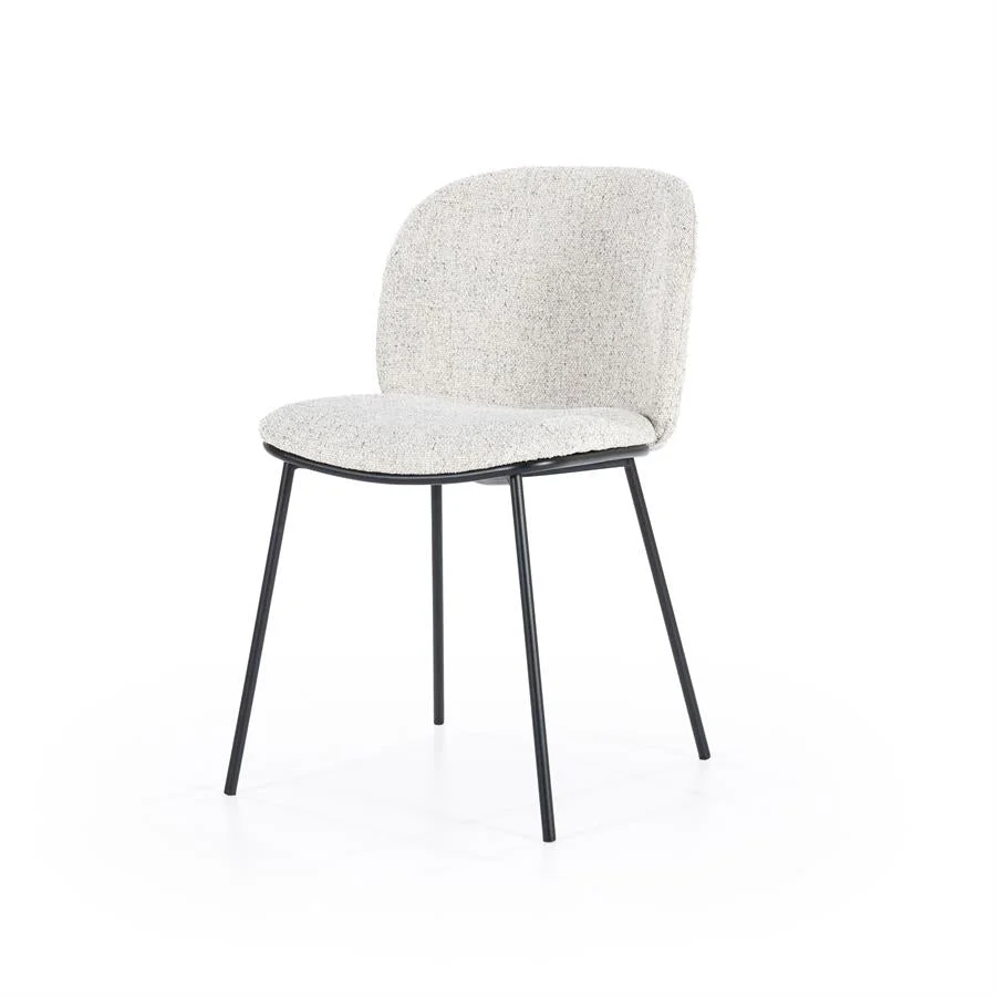 Eetkamerstoel Clypso | Beige Polyester - Afbeelding 3