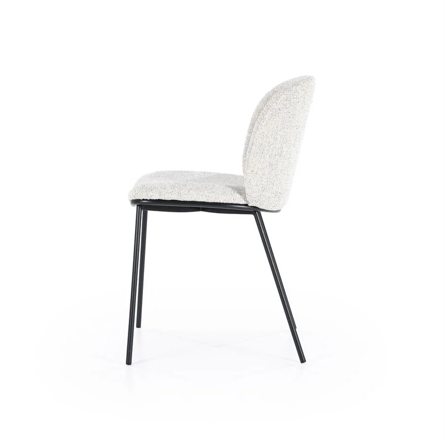 Eetkamerstoel Clypso | Beige Polyester - Afbeelding 5