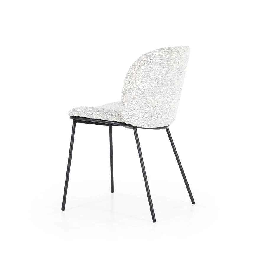 Eetkamerstoel Clypso | Beige Polyester - Afbeelding 6