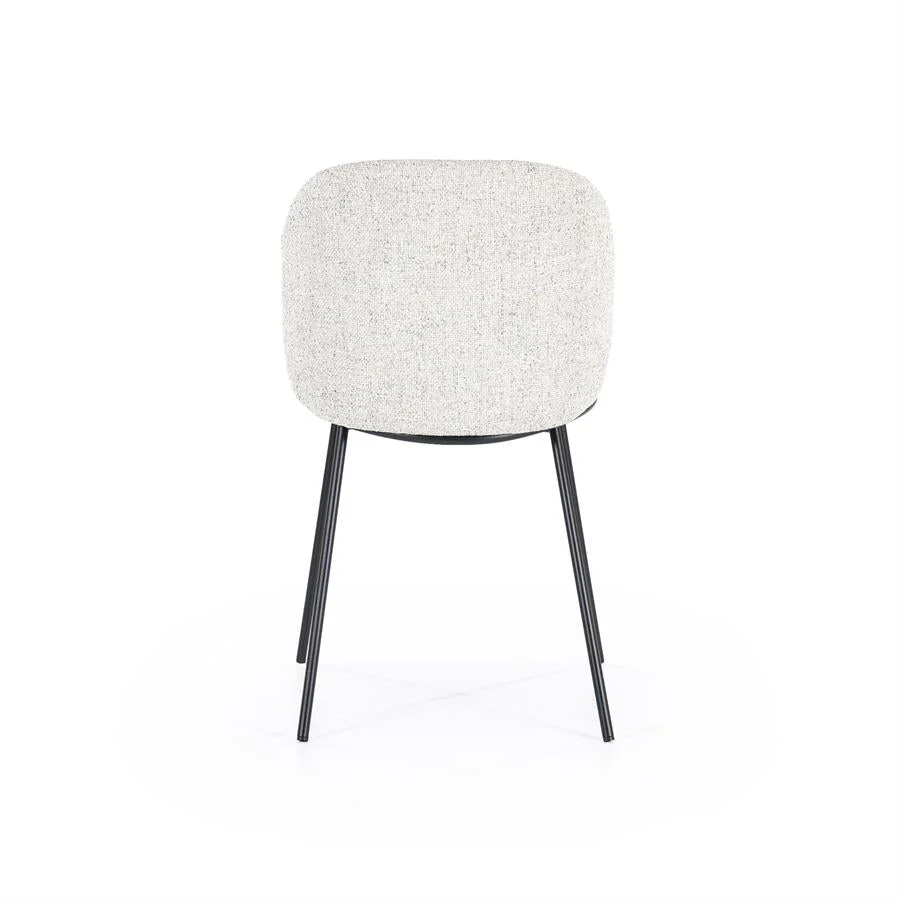 Eetkamerstoel Clypso | Beige Polyester - Afbeelding 8