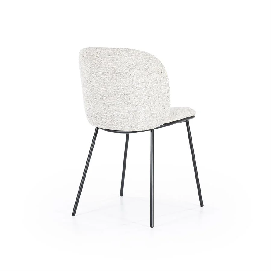 Eetkamerstoel Clypso | Beige Polyester - Afbeelding 9