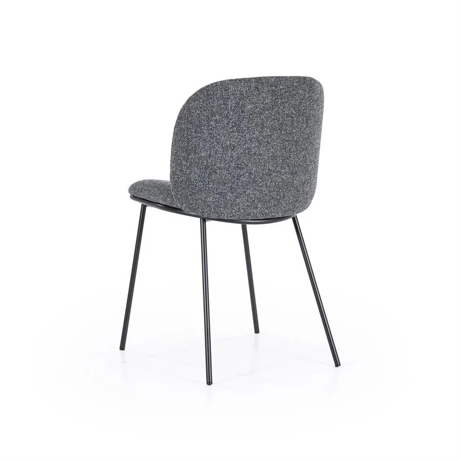 Eetkamerstoel Clypso | Grijs Polyester - Afbeelding 7