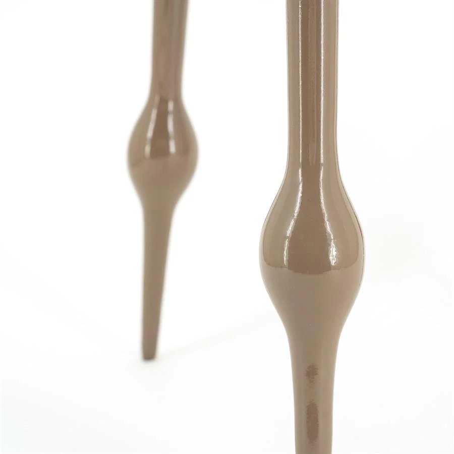 Bijzettafel Birdy | Bruin Aluminium - Afbeelding 9