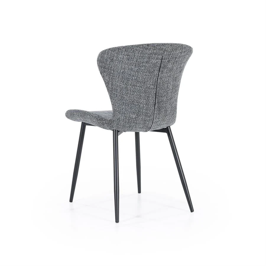 Eetkamerstoel Spinner | Grijs Polyester - Afbeelding 7