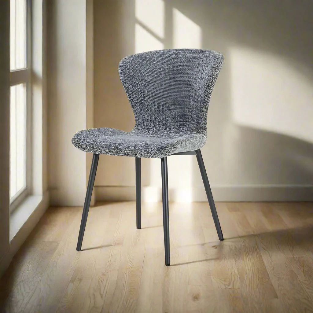 Eetkamerstoel Spinner | Grijs Polyester - Afbeelding 2