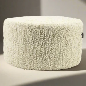 Poef Vista | Wit Polyester