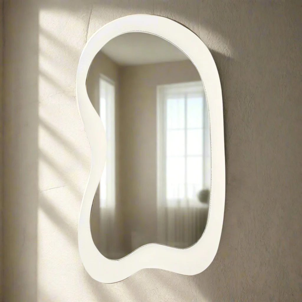 Spiegel Evol | Beige Glas