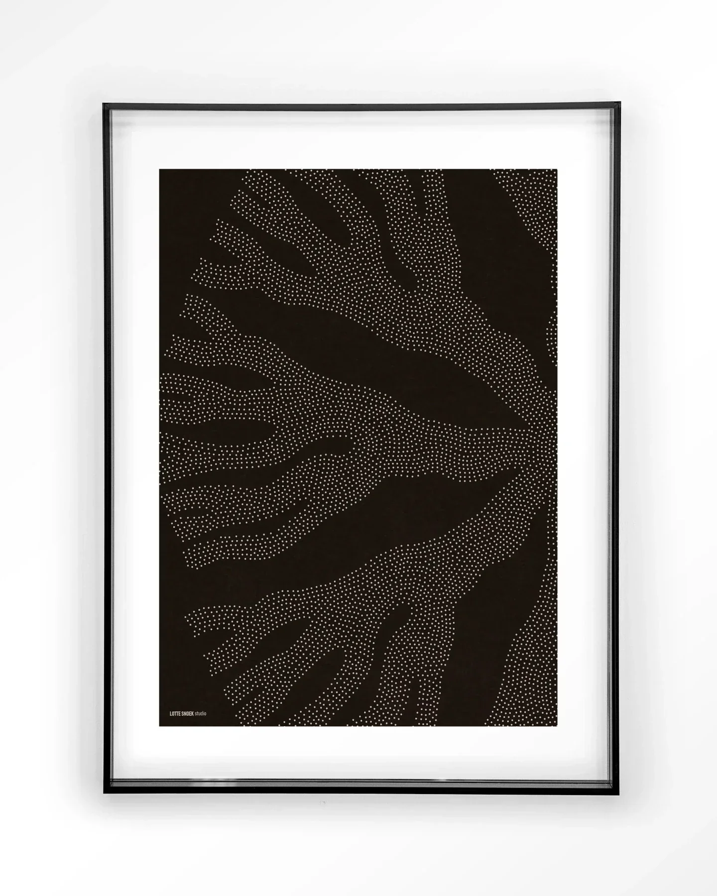 Circle Dark - Moderne Wanddecoratie | Artprint, Glass Art & Wandkleed - Afbeelding 4