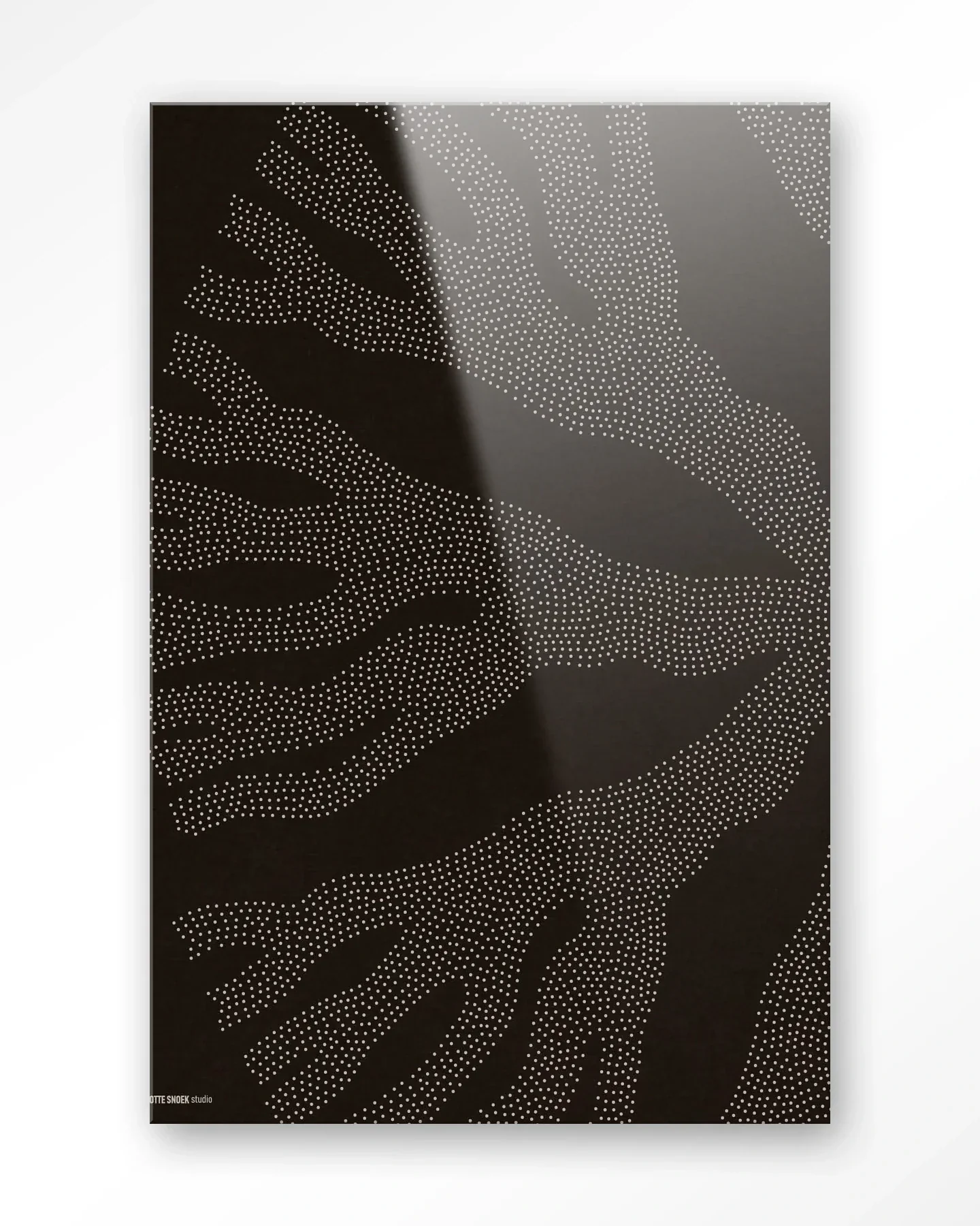 Circle Dark - Moderne Wanddecoratie | Artprint, Glass Art & Wandkleed - Afbeelding 5