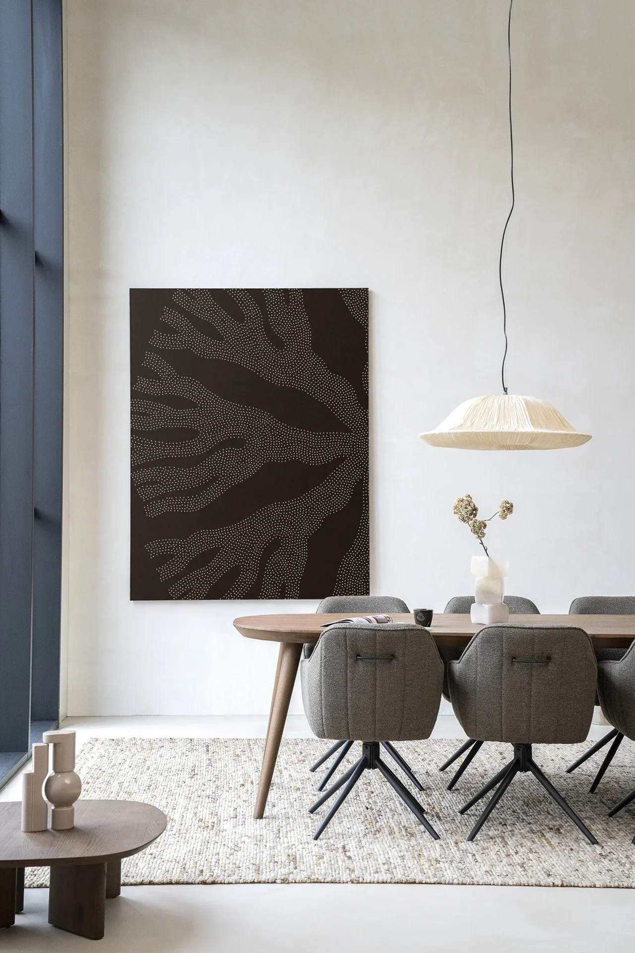 Circle Dark - Moderne Wanddecoratie | Artprint, Glass Art & Wandkleed - Afbeelding 9