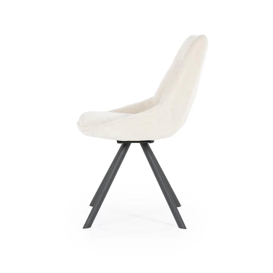 Eetkamerstoel Bliss | Beige Stof - Afbeelding 5